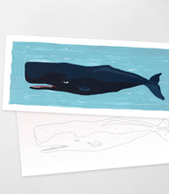 Load image into Gallery viewer, Giant Whale | Modern Paint By Numbers Kit