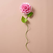 Load image into Gallery viewer, Silk Paper Dahlia Flowers - Pink