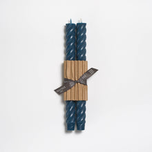 Load image into Gallery viewer, 10" Rope Taper Candles: Robin's egg blue