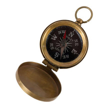 Load image into Gallery viewer, Brass Pocket Compass