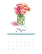 Load image into Gallery viewer, 2027 Floral Wall Calendar — Signed &amp; Numbered