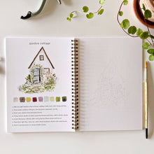 Load image into Gallery viewer, Garden watercolor workbook