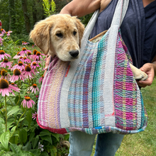 Load image into Gallery viewer, Overnight Kantha Tote Bags | Recycled Sarees 100% Cotton