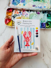 Load image into Gallery viewer, Lobster Watercolor Kit