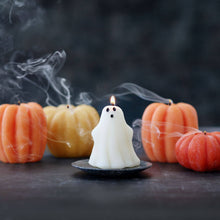 Load image into Gallery viewer, Ghost Candle – 100% Beeswax – Natural – 3” Handcrafted