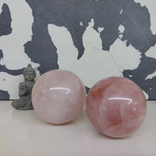 Load image into Gallery viewer, Rose Quartz Sphere 55mm