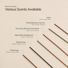 Load image into Gallery viewer, Frankincense Japanese Incense Stick Set - 30 Sticks with Ceramic Holder
