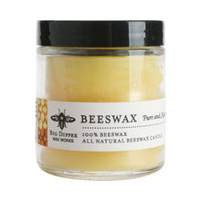 Load image into Gallery viewer, Apothecary Glass Candle – 100% Pure Beeswax – 25 Hour Burn