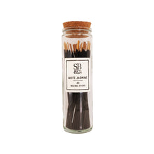 Load image into Gallery viewer, White Jasmine Incense in Glass Jar- 40 sticks