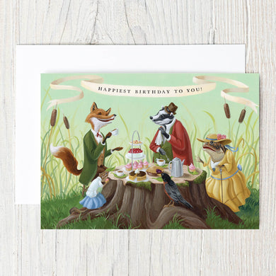 Birthday Party 5x7 Single Greeting Card