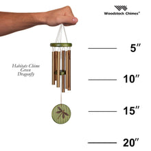 Load image into Gallery viewer, Woodstock Habitats™ Chime - Green, Dragonfly