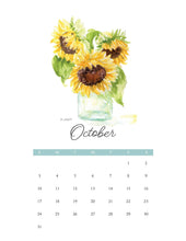 Load image into Gallery viewer, 2027 Floral Wall Calendar — Signed &amp; Numbered