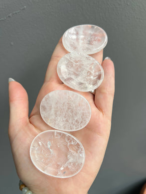 Quartz Crystal Worry Stone