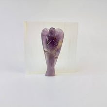 Load image into Gallery viewer, Amethyst Angel 7 Chakra Figurine Pocket Angel