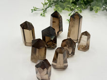 Load image into Gallery viewer, Smoky Quartz Crystal Polished Points - BRAZIL: 1 KG ( 15-20 Pieces)