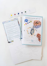 Load image into Gallery viewer, Watercolor Art Kit- Blue Claw Crab