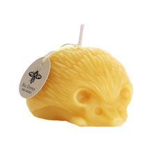 Load image into Gallery viewer, Hedgehog Candle – 100% Pure Beeswax – Handcrafted