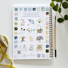 Load image into Gallery viewer, Spring watercolor workbook