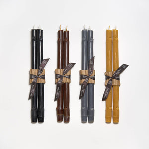 12" Bamboo Taper Candles: Celadon