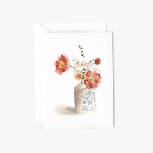 Load image into Gallery viewer, Vintage bouquet mini notecard