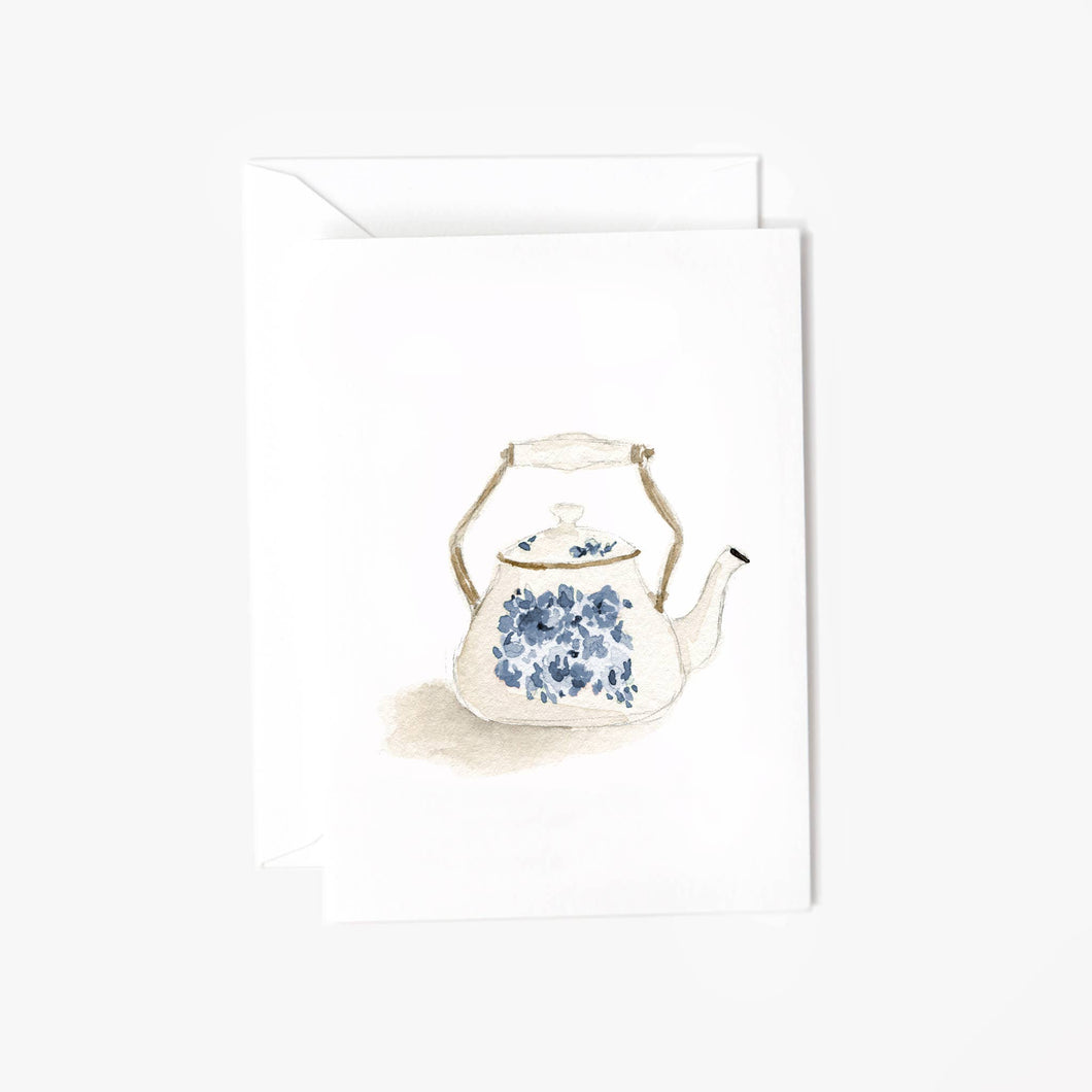 Teapot mini notecard