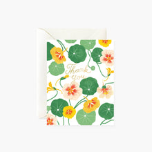 Load image into Gallery viewer, NASTURTIUMS  | thank you card