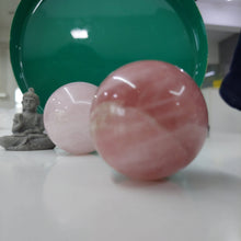 Load image into Gallery viewer, Rose Quartz Sphere 55mm