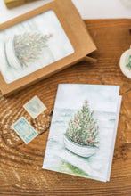 Load image into Gallery viewer, &quot;Boater&#39;s Tree&quot; watercolor notecard