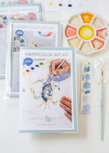 Load image into Gallery viewer, Watercolor Art Kit- Paint a Coastal Red Lobster DIY