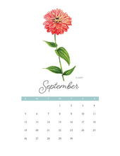Load image into Gallery viewer, 2027 Floral Wall Calendar — Signed &amp; Numbered