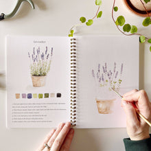 Load image into Gallery viewer, Garden watercolor workbook