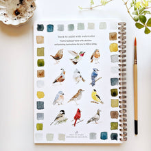 Load image into Gallery viewer, Birds watercolor workbook