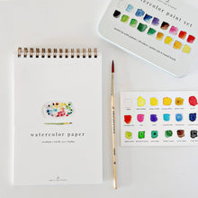 Load image into Gallery viewer, Spiral watercolor paper pad