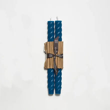 Load image into Gallery viewer, 10" Rope Taper Candles: Robin's egg blue