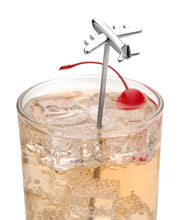Load image into Gallery viewer, Airplane Stirrers Set of Two