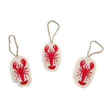 Load image into Gallery viewer, Rustic Lobster Ornament: Red