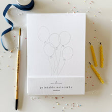 Load image into Gallery viewer, Celebrate paintable notecards