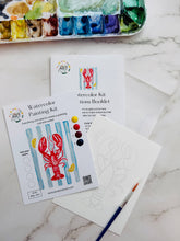 Load image into Gallery viewer, Lobster Watercolor Kit