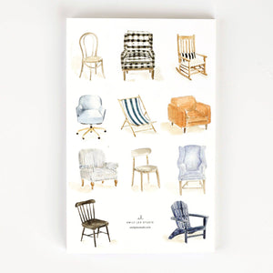 Notebook: Chairs