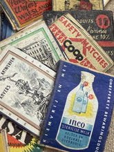 Load image into Gallery viewer, 10 Antique and Vintage European Matchbox Labels