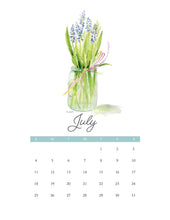 Load image into Gallery viewer, 2027 Floral Wall Calendar — Signed &amp; Numbered