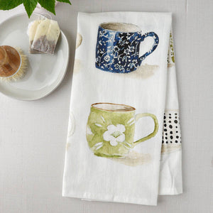 Tea towel - mugs