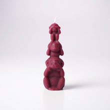 Load image into Gallery viewer, Wise Monkey Beeswax Candle: Turquoise