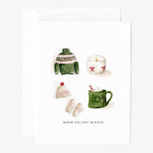 Load image into Gallery viewer, Warm holiday wishes greeting card