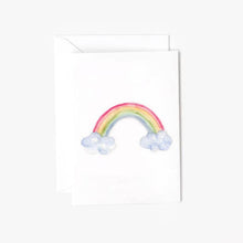 Load image into Gallery viewer, Rainbow mini enclosure notecard