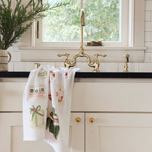 Load image into Gallery viewer, Classic christmas cotton tea towel