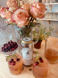 Grapefruit Breeze Cocktail / Mocktail Drink Kit in Glass Jar: Large