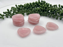 Load image into Gallery viewer, Rose Quartz Heart Shape Worry Stones