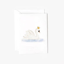 Load image into Gallery viewer, Swan mini enclosure notecard