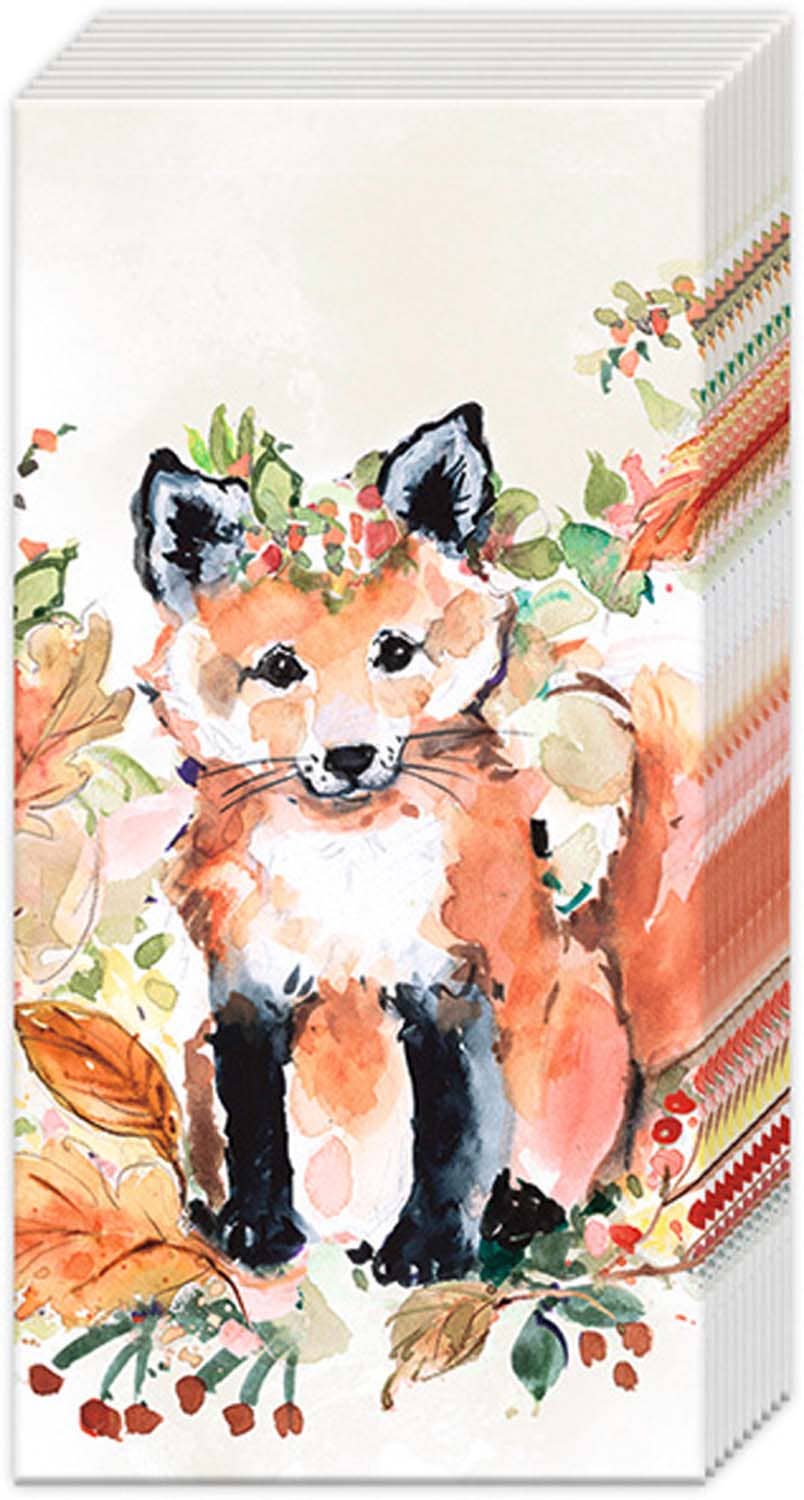 Pocket Tissues Pack of 10 Sweet Fox Fall